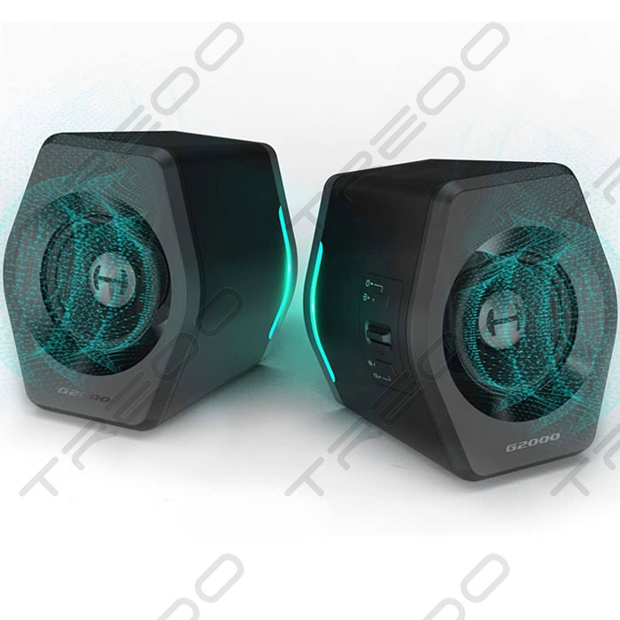 Edifier G2000 Wireless Bluetooth/USB Gaming Desktop PC Speakers - Black