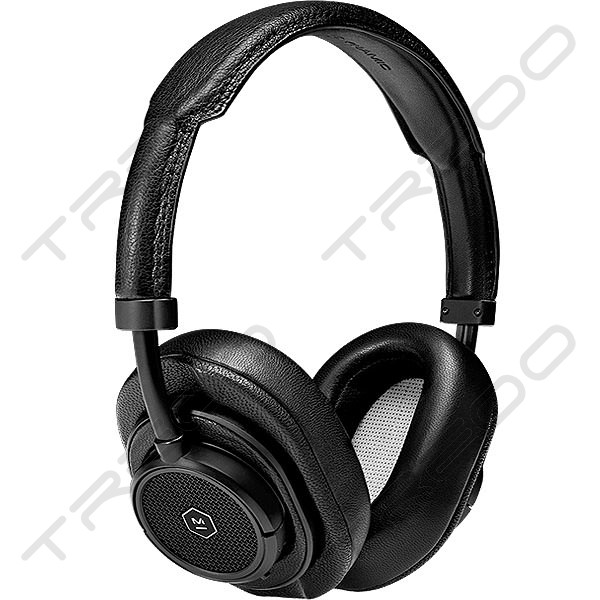 Master & Dynamic MW50+ Wireless Bluetooth Over-Ear Headphone with Mic - Black Metal / Black Leather 