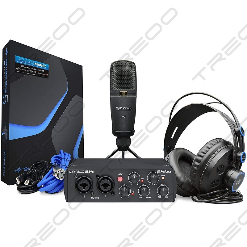 PreSonus AudioBox USB 96 25th Anniversary Edition Studio USB Audio Interface Set - 1