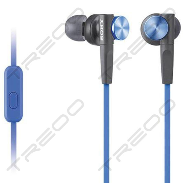 Sony MDR-XB50AP In-Ear Earphone with Mic - Blue