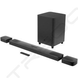JBL Bar 9.1 9.1-Channel Dolby Atmos Wireless Bluetooth/WiFi Soundbar Speaker with Wireless Subwoofer & Detachable Rear Surround Speakers