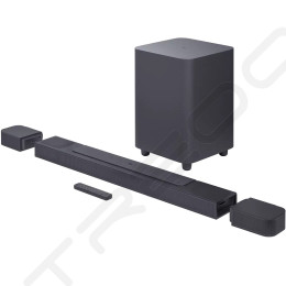 JBL Bar 800 5.1.2-Channel Dolby Atmos Wireless Bluetooth/WiFi/Ethernet Soundbar Speaker with 10” Wireless Subwoofer & Detachable Rear Surround Speakers