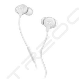 Puma Bulldog Sport-Lite In-Ear Earphone with Mic - White