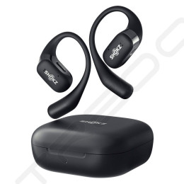Shokz OpenFit True Wireless Bluetooth Air Conduction Open-Ear Earphone with Mic - Black