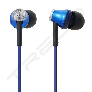 Audio Technica ATH-CK330IS In-Ear Earphone with Mic - Blue