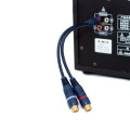 1 RCA Male to 2 RCA Female Adapter Converter Cable